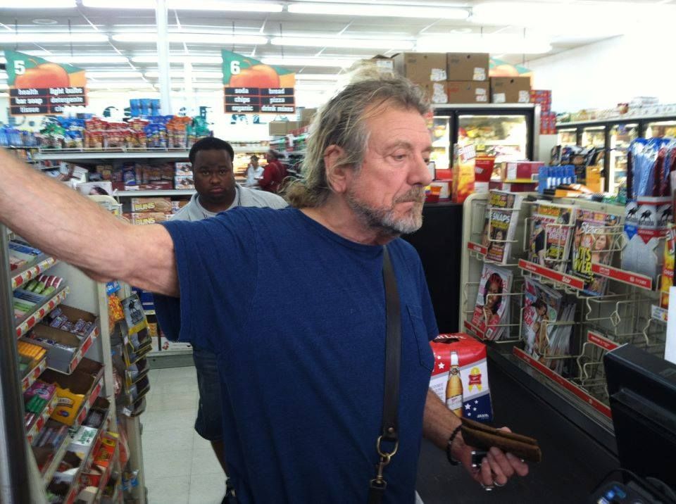 Robert Plant Buys & Eats Food Like a Regular Human! - Madhouse Magazine