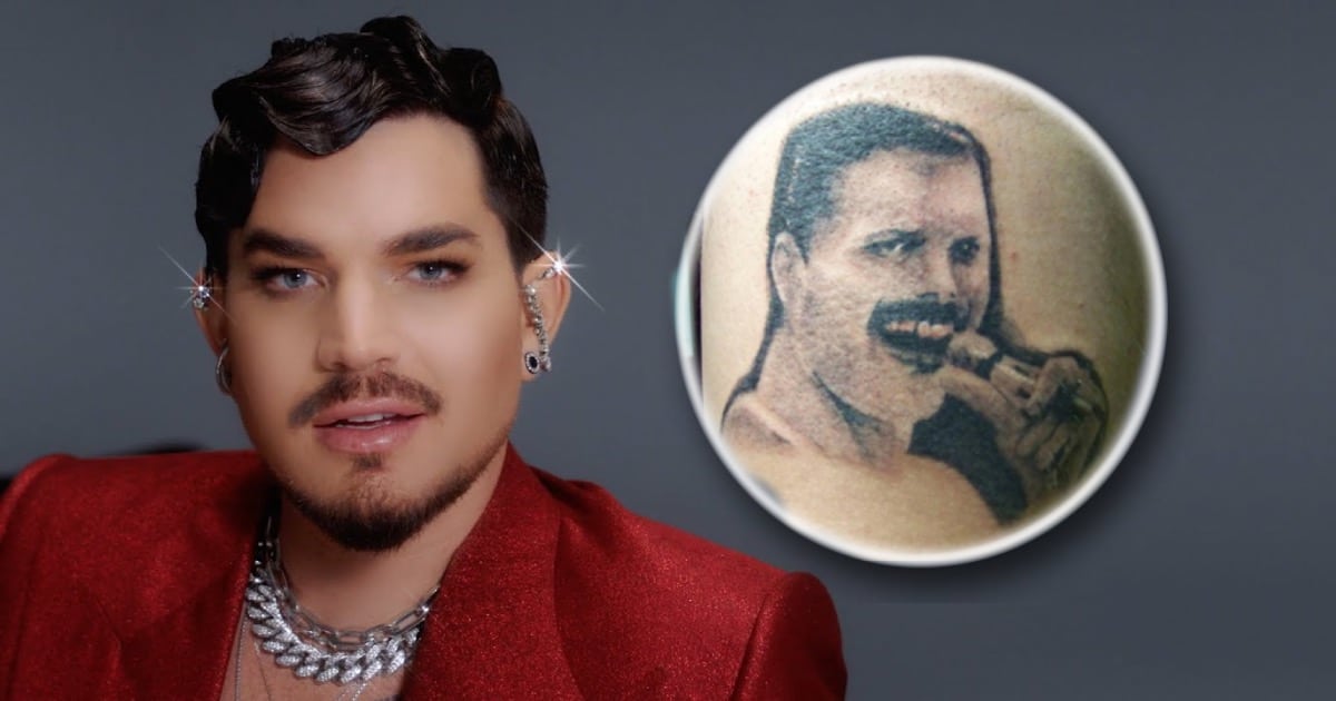 Adam Lambert Shows Off New Freddie Mercury Tattoo - Madhouse Magazine Adam Lambert Shows Off New Freddie Mercury Tattoo - Madhouse Magazine